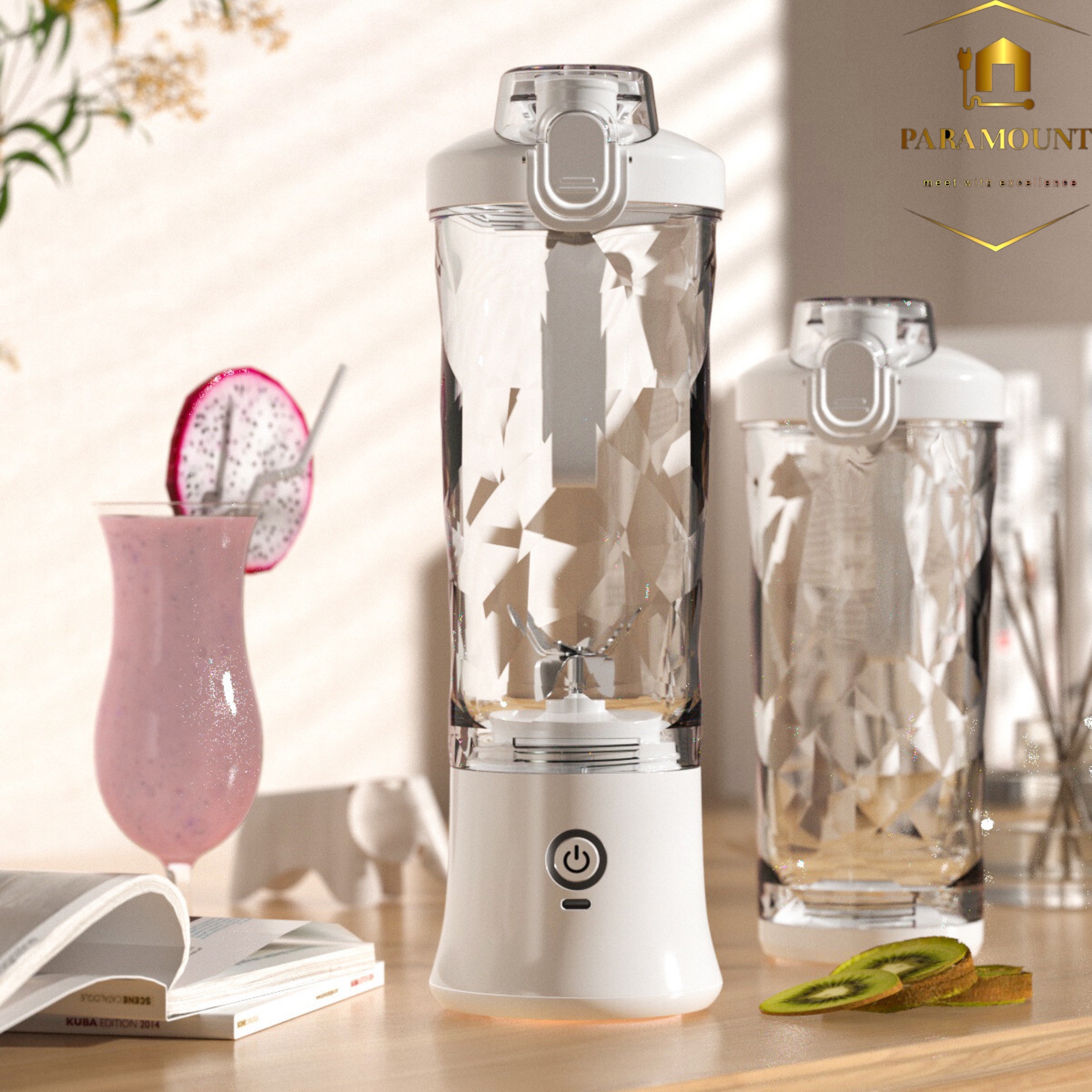 مخلوط کن و شیکر شارژی 600 ml مدل b35 