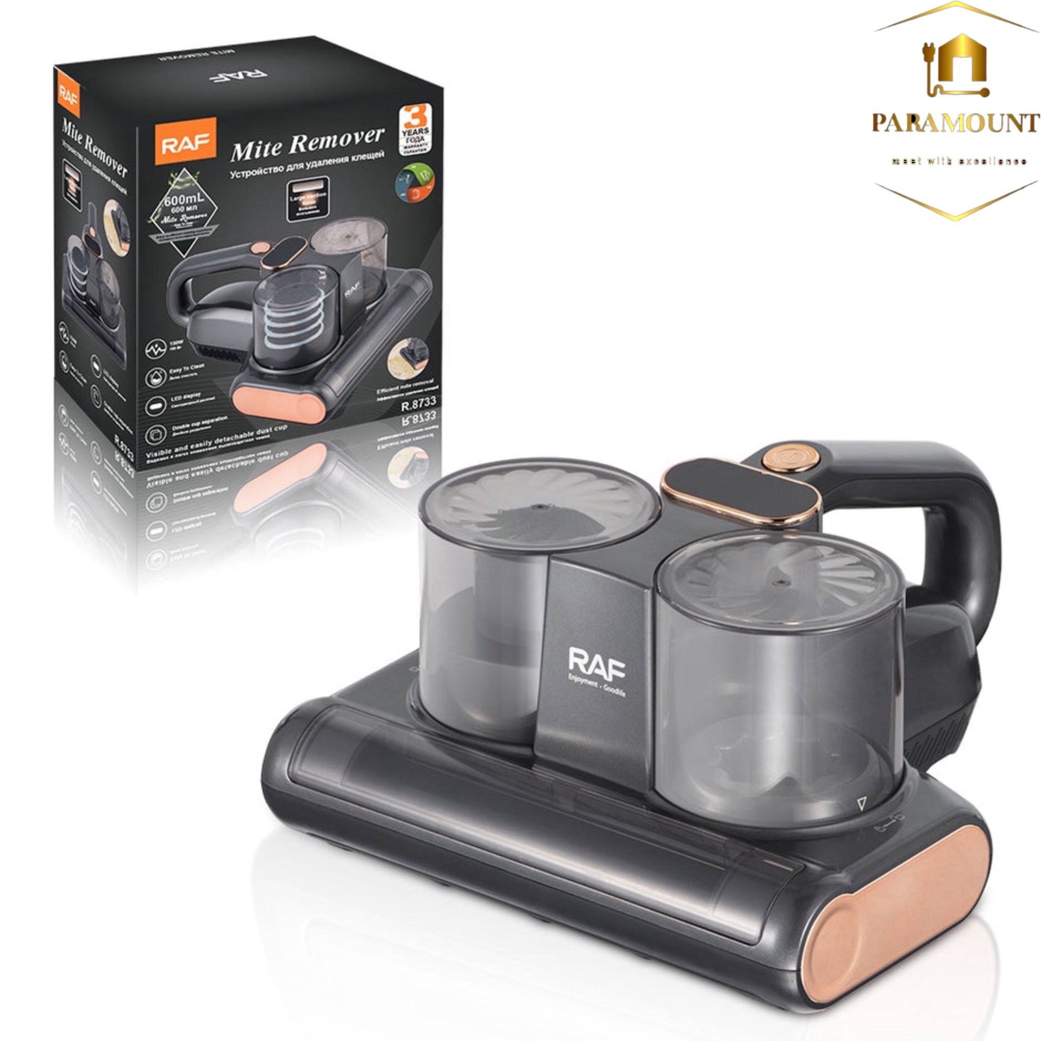 جارو شارژی دستی راف مدل R.8733