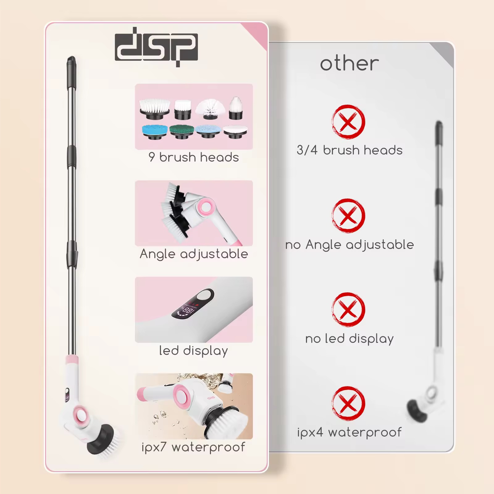 اسکرابر برقی چند منظوره dsp kd2504